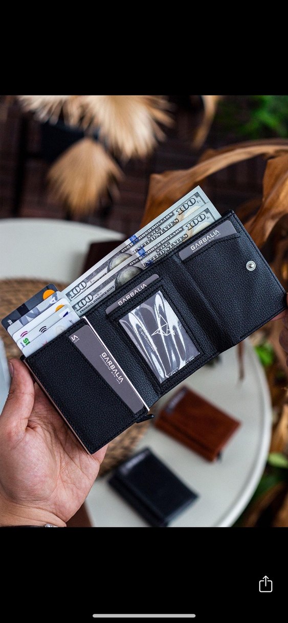 Garbalıa Siyah Deri Erkek Cüzdanı - Görsel 2