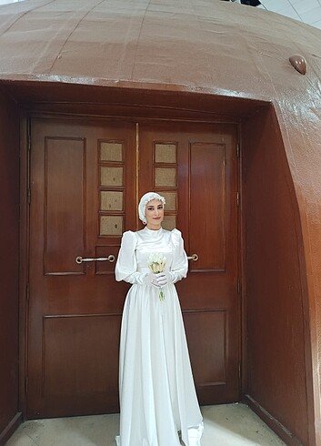 m Beden #nikah elbisesi #gelinlik #beyaz elbise # abiye