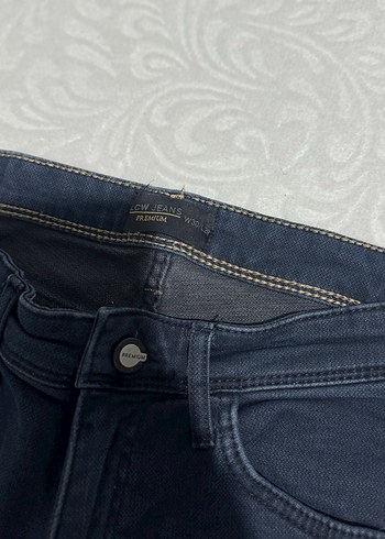 Erkek Lacivert Kot Pantolon - Görsel 2