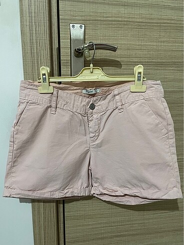 Pembe Mini Kot Şort