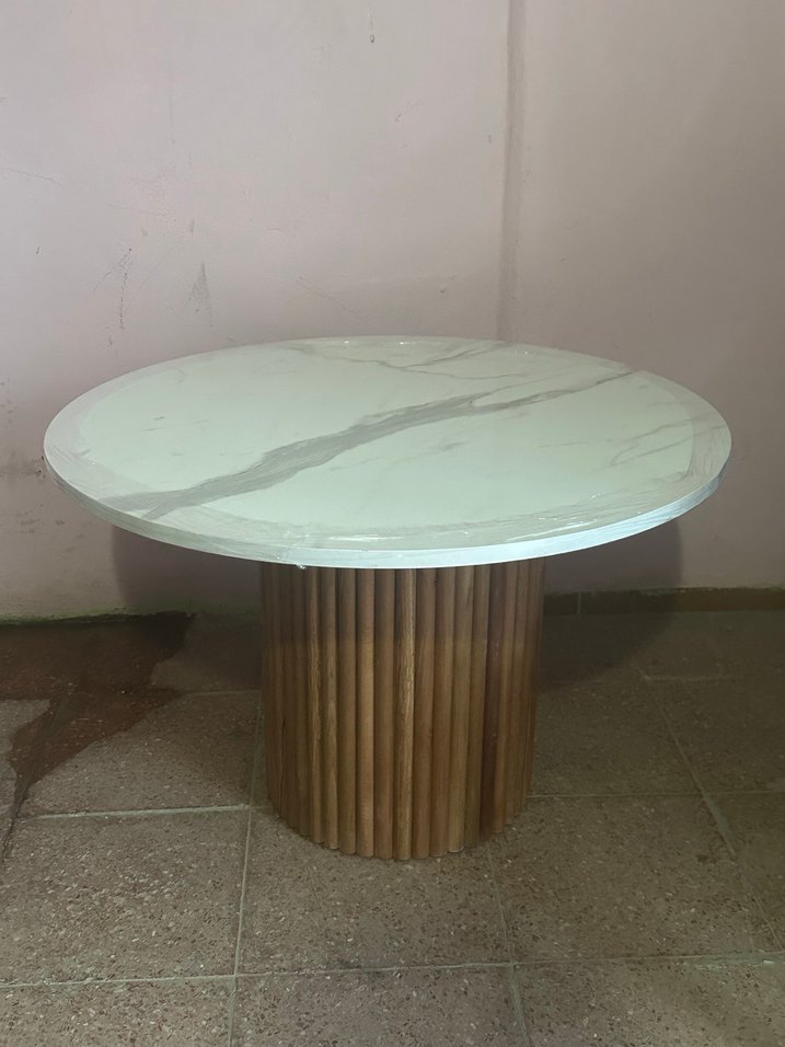 Bohem Mantar Orta Sehpa Sıfır Ahşap Ayak Sıfır - Görsel 2