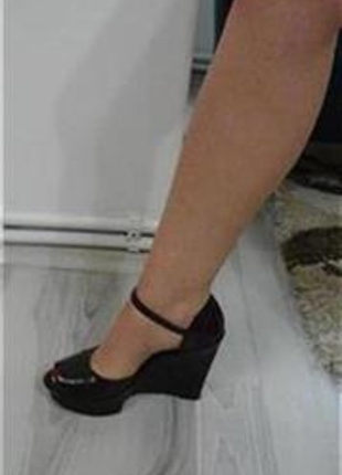 35 Beden çeşitli Renk nine west dolgu topuk