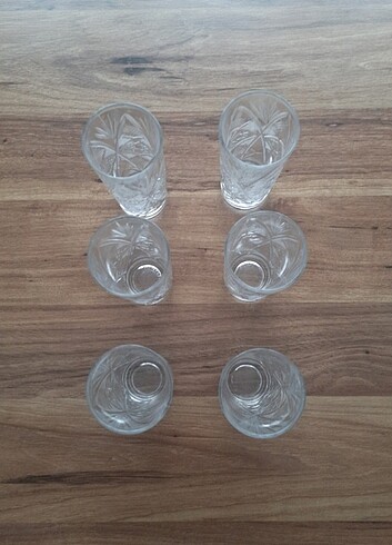 Kristal 6 li rakı tip bardak