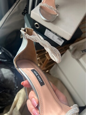 38 Beden Nine west topuklu abiye ayakkabı