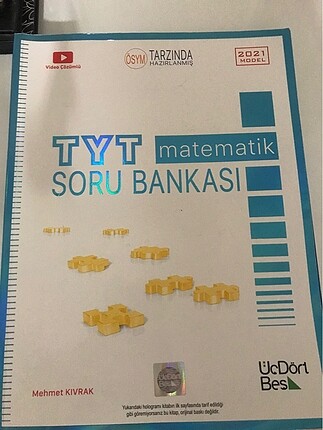 3 4 5 yayınları tyt matematik soru bankası