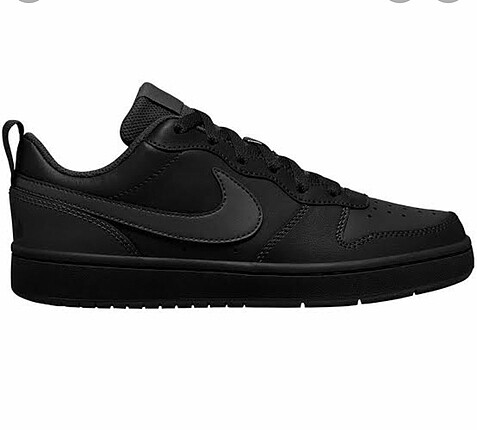 Nike orijinal nike court borough siyah spor ayakkabı