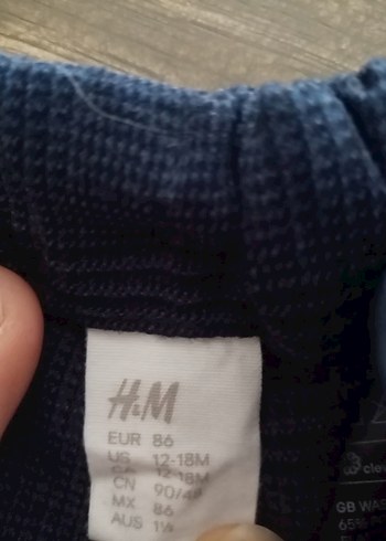 H&M Erkek Çocuk Denim Düğmeli Yelekli takım