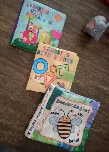 Renkli Eğitici Yumuşak Kumaş Kitaplar