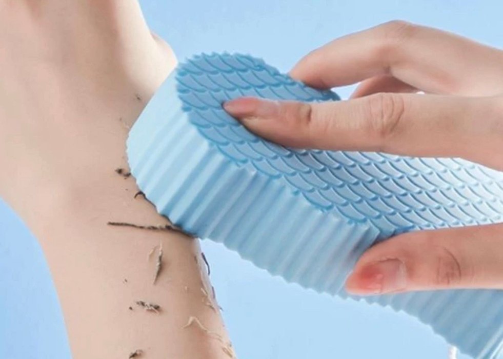 Pastel Mavi Banyo Süngeri - Görsel 2