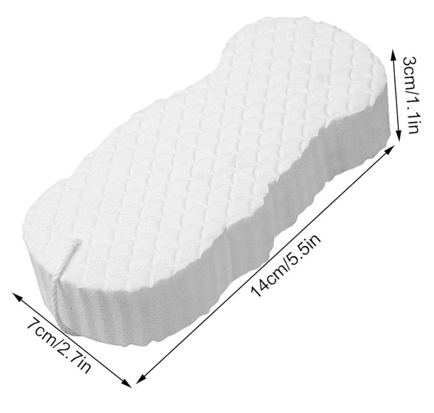 Gri-Beyaz Banyo Süngeri - Görsel 3