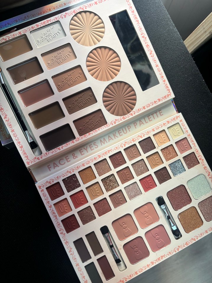 Nude Tonlarında Yüz ve Göz Makyaj Paleti - Görsel 2