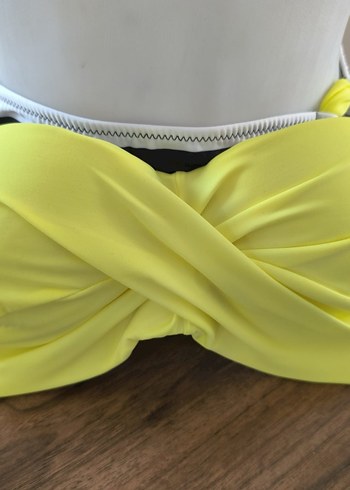 Zebra Desenli Sarı Mini Bikini - Görsel 2