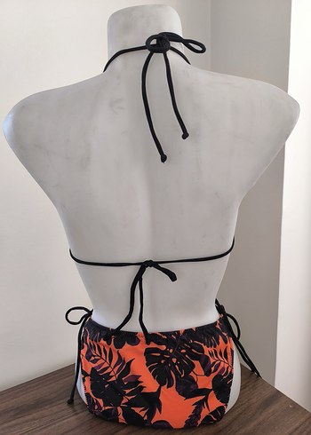 Kadın Çok Renkli Bağlamalı Bikini - Görsel 2