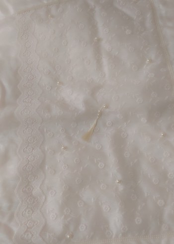 KREM RENGİ YATAK ÖRTÜSÜ - Görsel 12