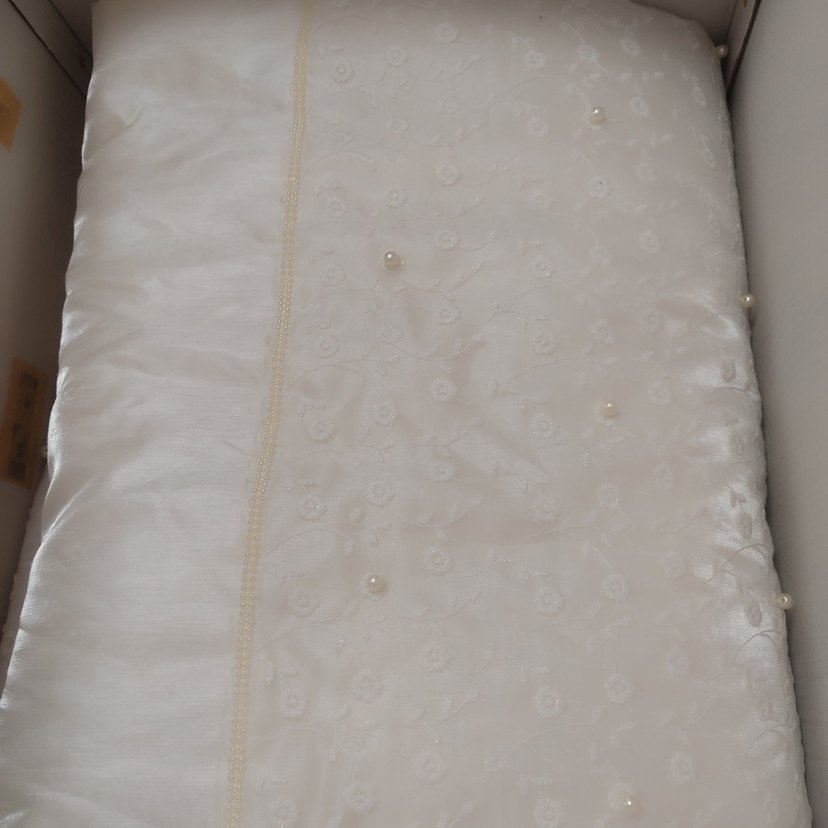 KREM RENGİ YATAK ÖRTÜSÜ - Görsel 5