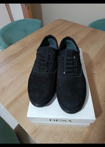 Erkek Siyah Nubuk Günlük Ayakkabı - Görsel 4