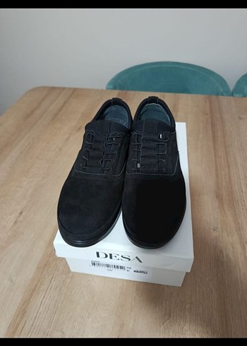 Erkek Siyah Nubuk Günlük Ayakkabı - Görsel 5