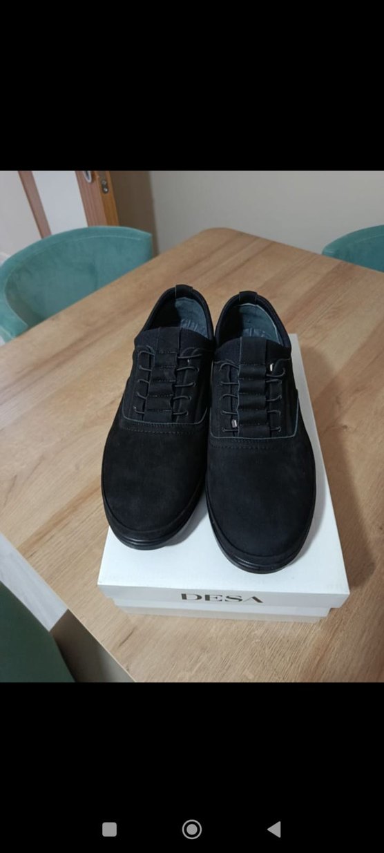 Erkek Siyah Nubuk Günlük Ayakkabı - Görsel 4