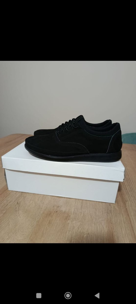 Erkek Siyah Nubuk Günlük Ayakkabı - Görsel 3