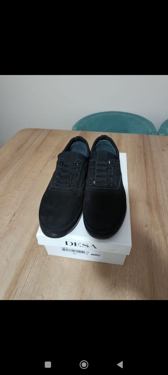 Erkek Siyah Nubuk Günlük Ayakkabı - Görsel 5