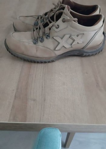 Bej Gri Bağcıklı Erkek Outdoor Ayakkabı - Görsel 3