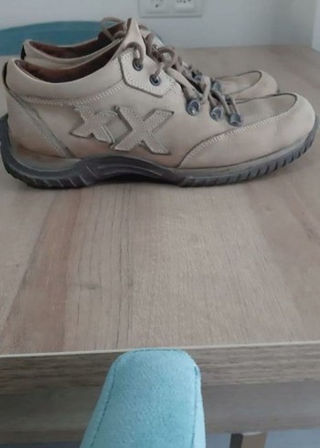 Bej Gri Bağcıklı Erkek Outdoor Ayakkabı - Görsel 2