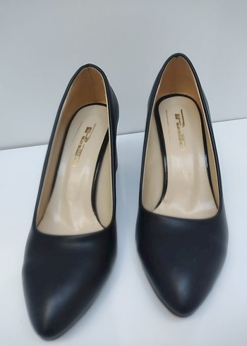 Siyah Kadın Blok Topuklu Stiletto - Görsel 2