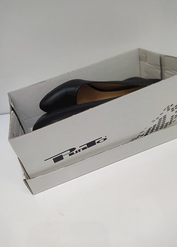 Siyah Kadın Blok Topuklu Stiletto - Görsel 5