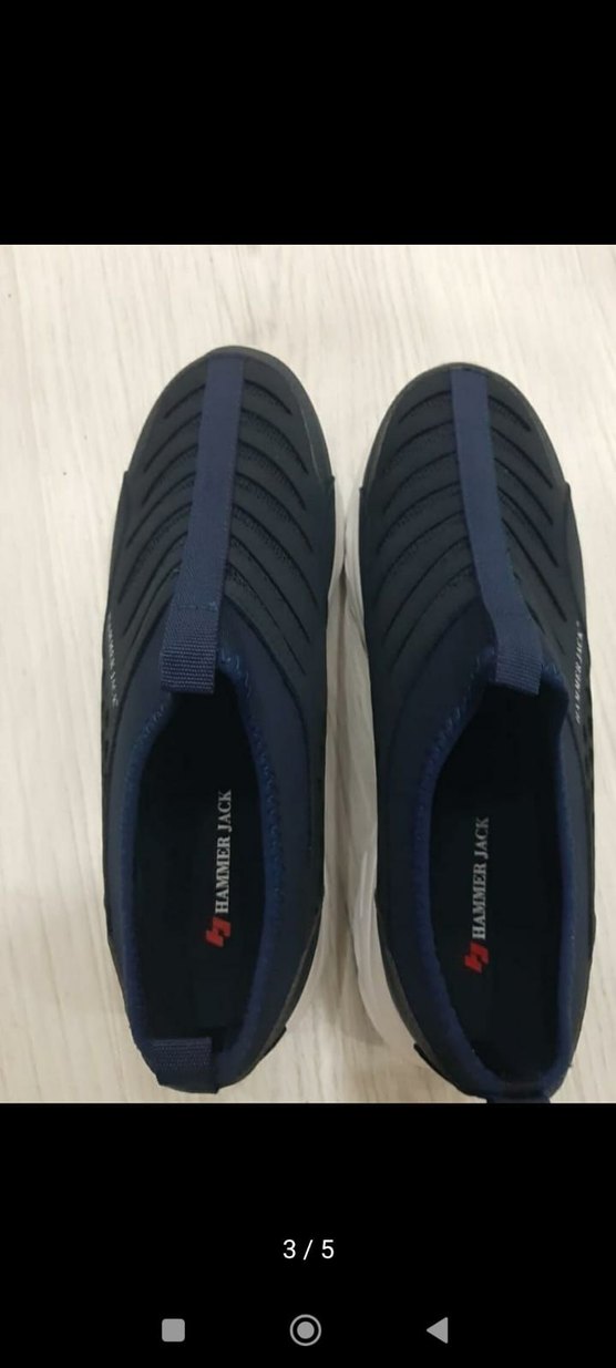 Elastik Koyu Mavi Erkek Spor Ayakkabı - Görsel 5