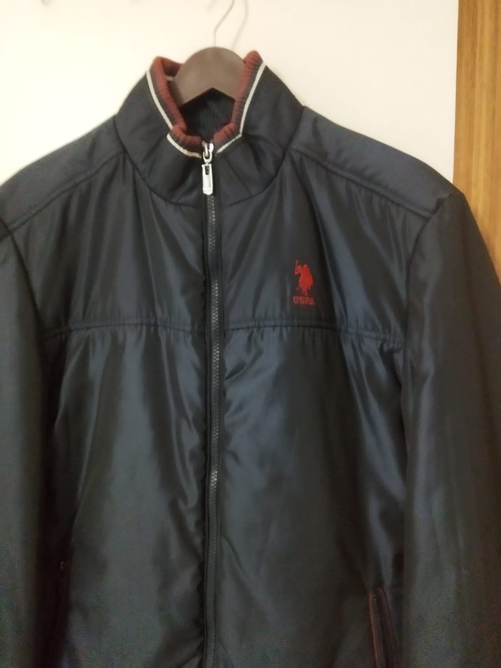 Erkek Lacivert Fermuarlı mont - Görsel 2