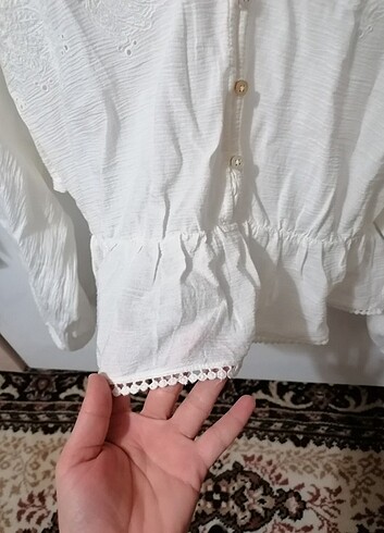 Beyaz bluz - Görsel 5