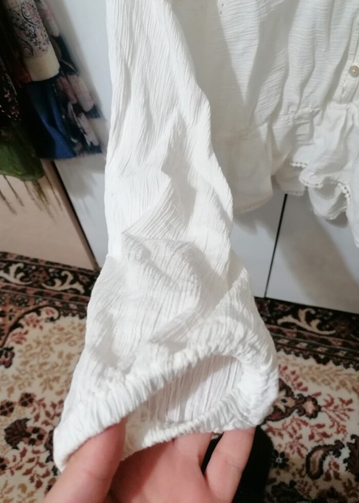 Beyaz bluz  - Görsel 3