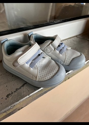 Gri Beyaz Erkek Bebek İlk Adım Ayakkabısı - Görsel 2