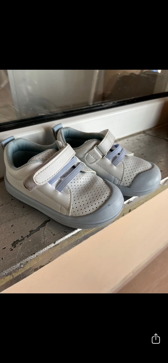 Gri Beyaz Erkek Bebek İlk Adım Ayakkabısı - Görsel 2