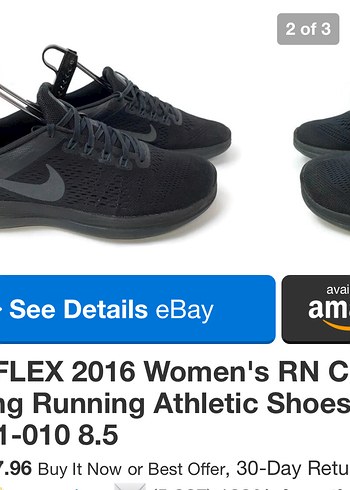 Nike Flex Run Orijinal Siyah Ayakkabı - Görsel 6