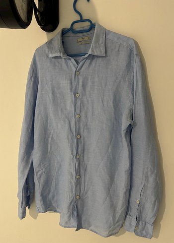 Mango Erkek Açık Mavi Gömlek - Görsel 4