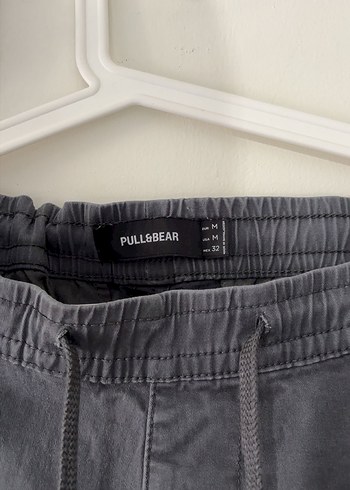 Pull&Bear Gri Kargo Pantolon - Görsel 2