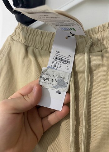 Koton Bej Erkek Kargo Pantolon - Görsel 3