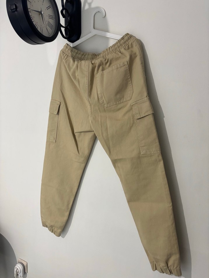 Koton Bej Erkek Kargo Pantolon - Görsel 5