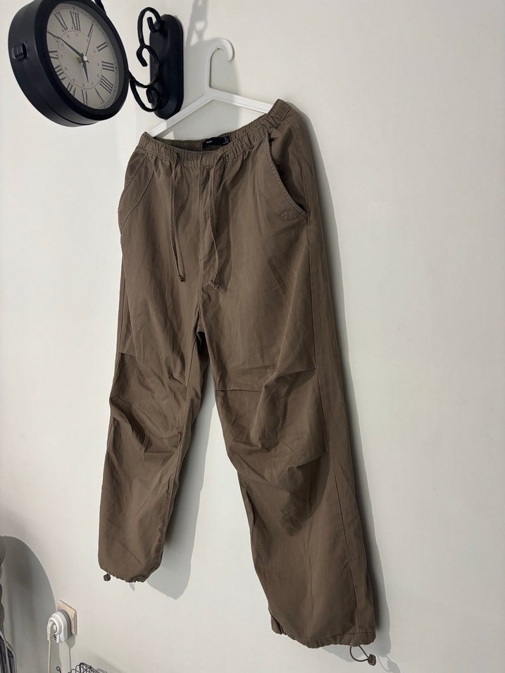 Bershka Erkek Paraşüt Pantolon - Görsel 5