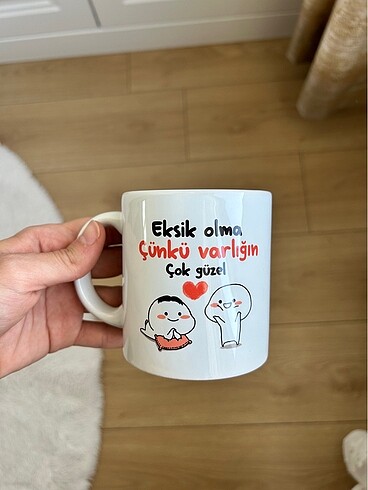 hediyelik kupa bardak (eksik olma çünkü varlığın çok güzel)