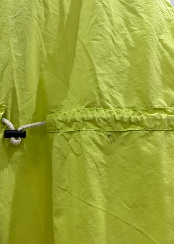 Sarı Mini Kadın Yağmurluk Düğmeli - Görsel 6