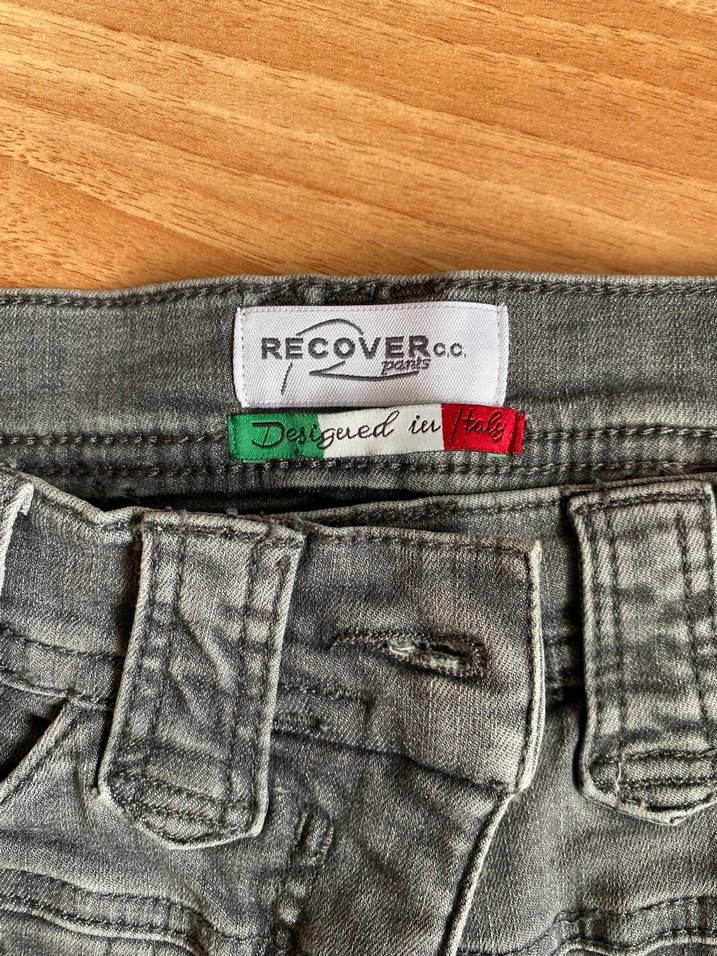 Gri Regular Fit Kadın Midi Denim Jean - Görsel 5