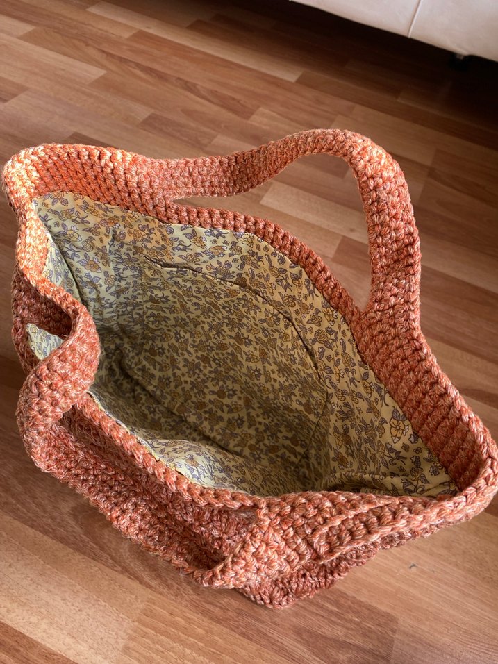 Bohem Örgü Kadın Çanta Kahverengi - Görsel 2