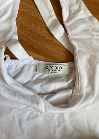 Beyaz Keten Askısız Kadın Atlet - Görsel 5