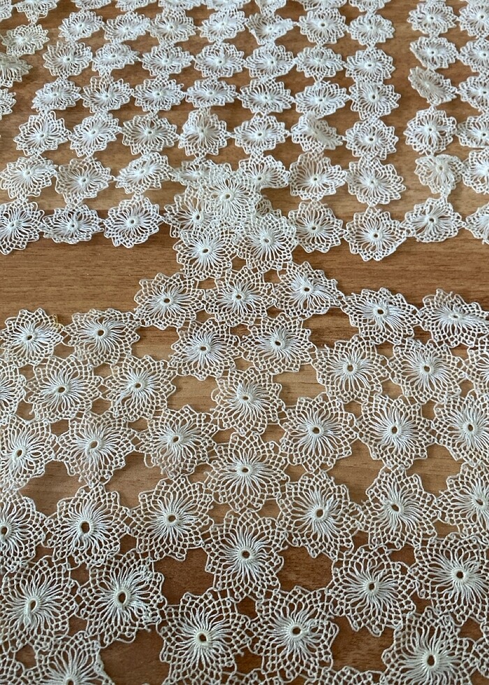 Çok güzel iğne oyası yapımı - Görsel 3