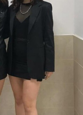 Siyah blazer ceket 