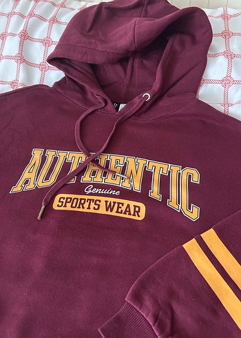 m Beden bordo Renk Bordo Oversize Sweatshirt