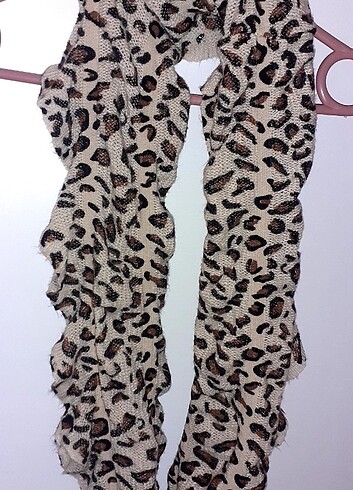  Beden LEOPAR DESENLİ ATKI
