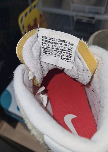 37,5 Beden gri Renk haki Süet Nike Kadın Spor Ayakkabı